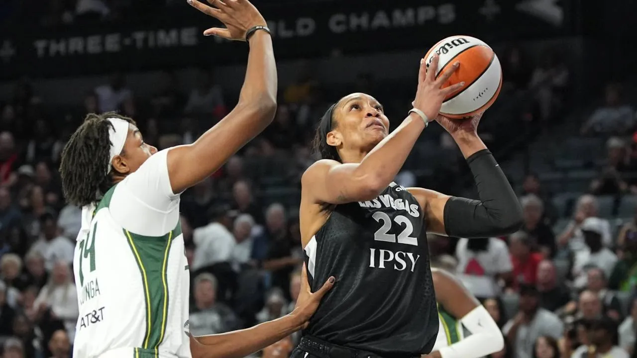 A’ja Wilson Pimpin Las Vegas Aces Menuju Kemenangan Kelima Beruntun