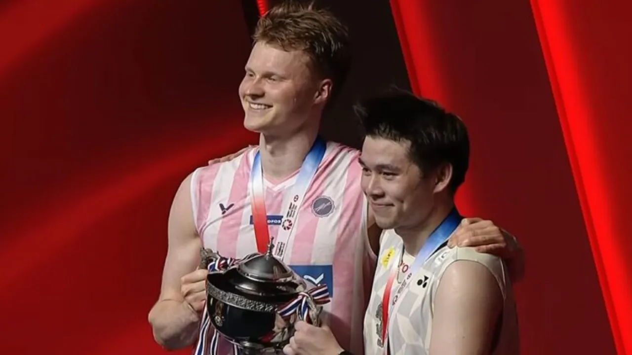 Anders Antonsen Raih Gelar Tunggal Putra di Thailand Open 2026