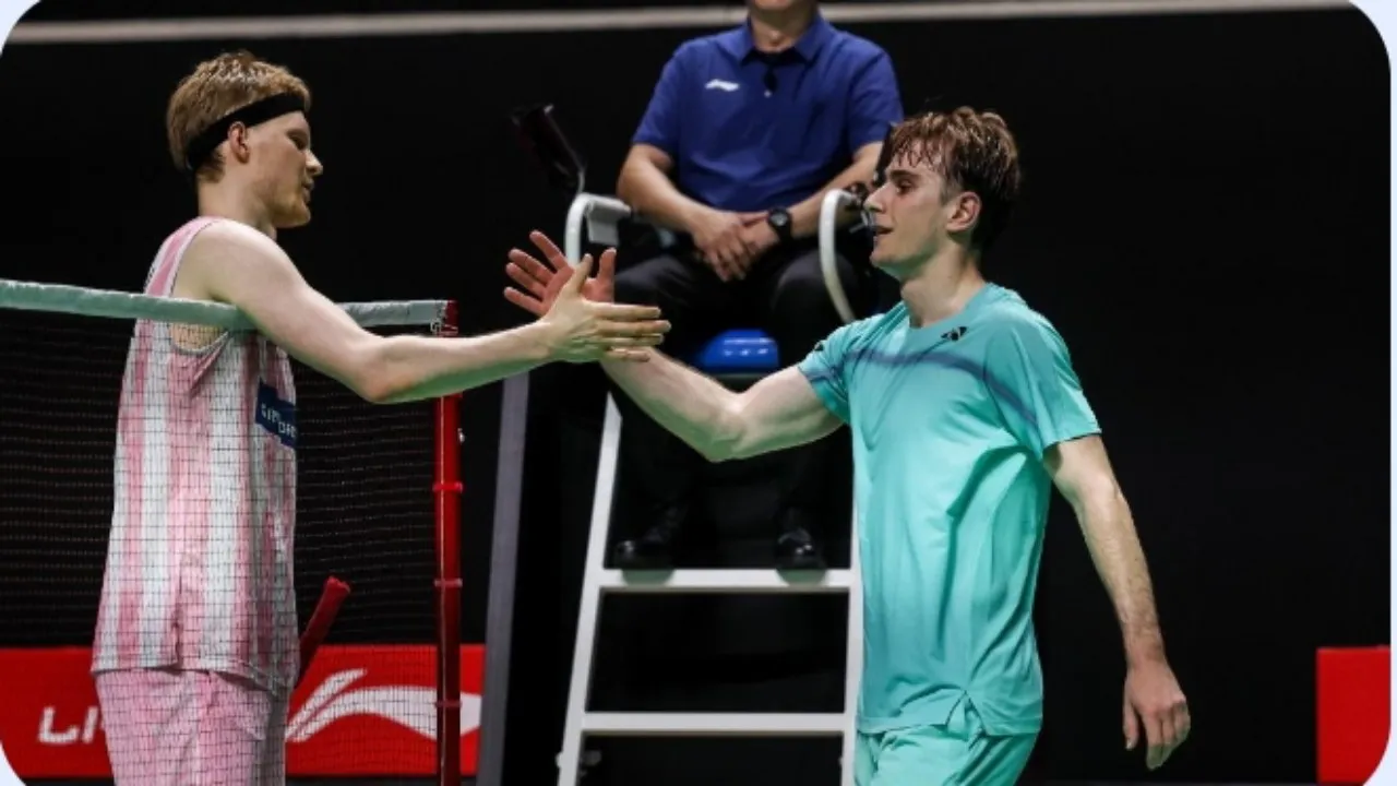 Pertarungan Seru Antara Anders Antonsen dan Alex Lanier di Final Denmark Open 2026