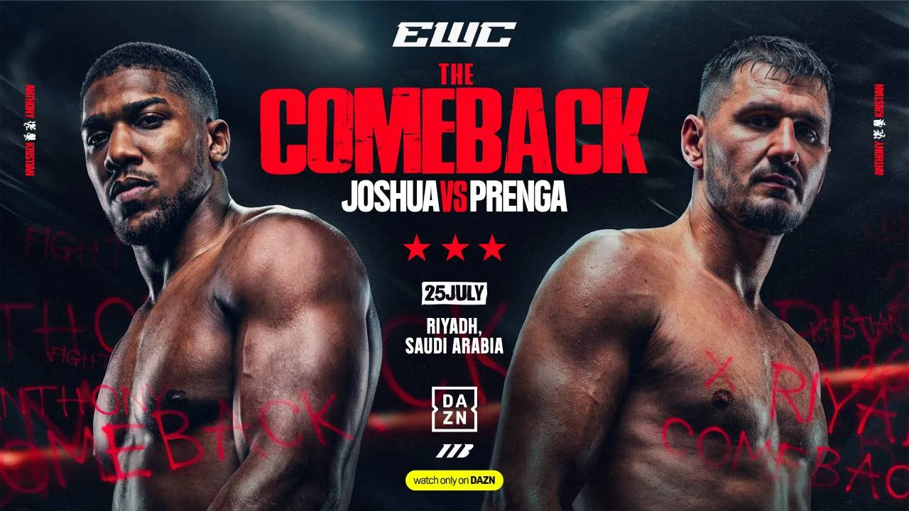 Anthony Joshua Siap Kembali Bertanding Melawan Kristian Prenga di Riyadh pada 25 Juli