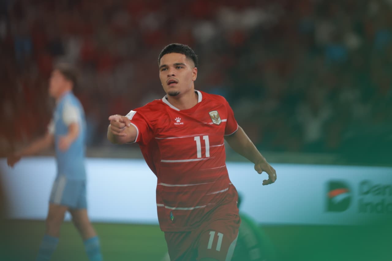Timnas Indonesia Unggul 1-0 atas Singapura di Babak Pertama