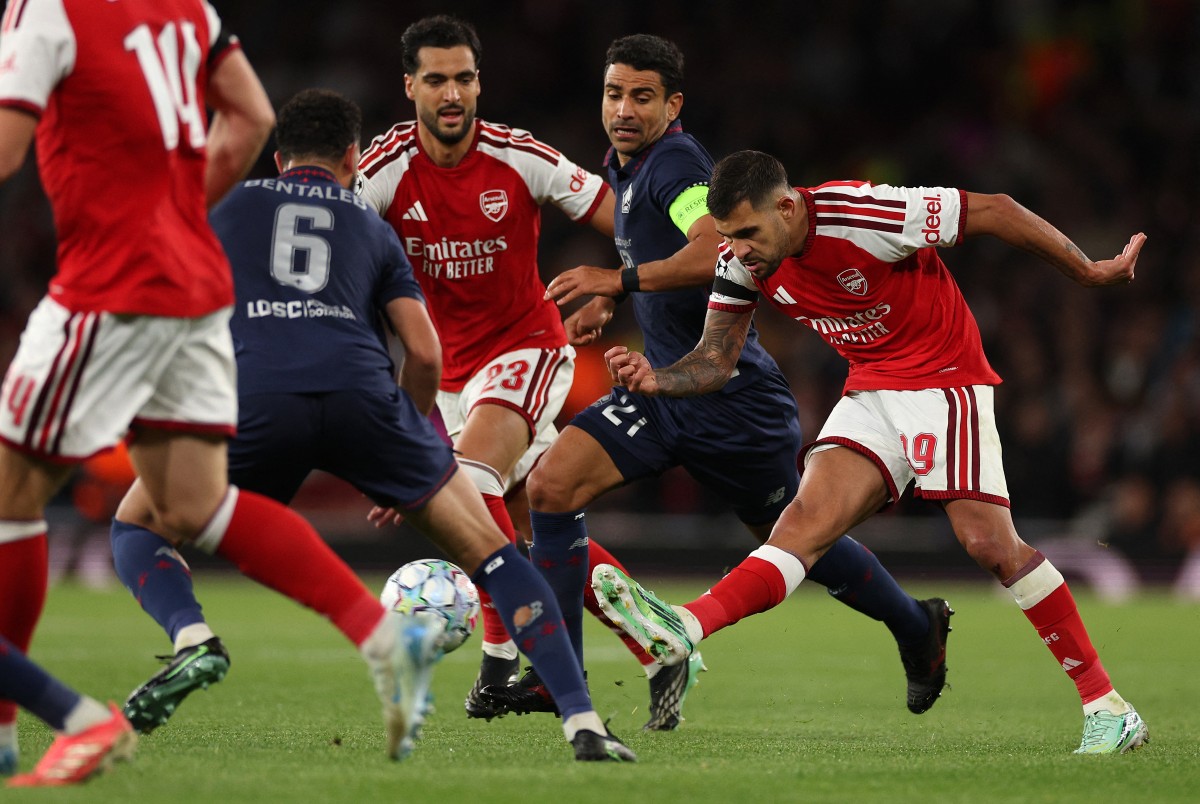 Arsenal Raih Kemenangan Telak atas Lille di Liga Champions