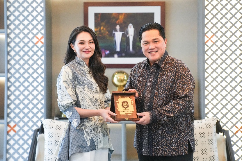Menpora Erick Thohir Bertemu Gubernur Maluku Utara untuk Sinergi Pengembangan Olahraga