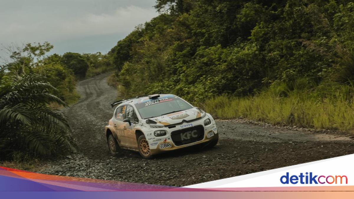 Kendala Mobil Rudy SL di Kejuaraan Nasional Rally 2026