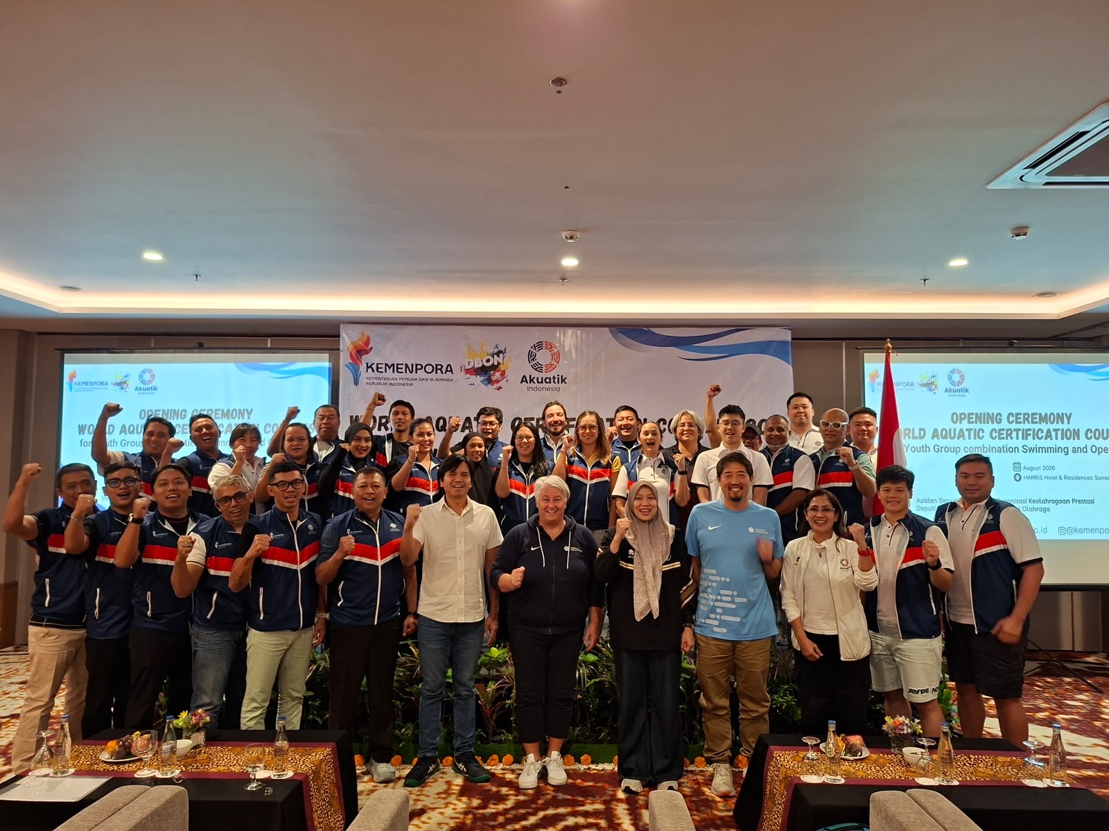 Pelatihan Bersertifikat Dunia untuk Pelatih Akuatik Digelar di Bali