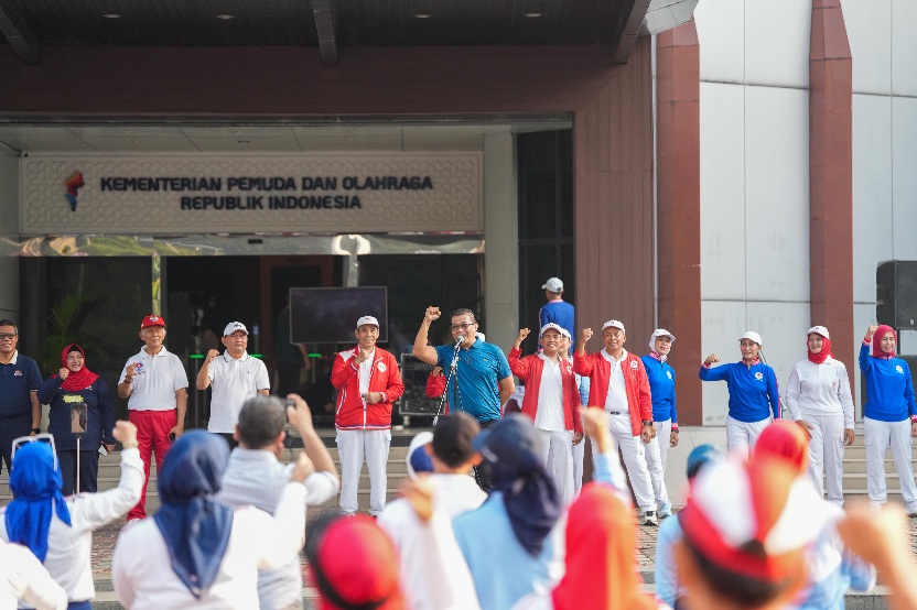 Antusiasme Tinggi dalam Kegiatan Rabu Bugar Kemenpora di Jakarta