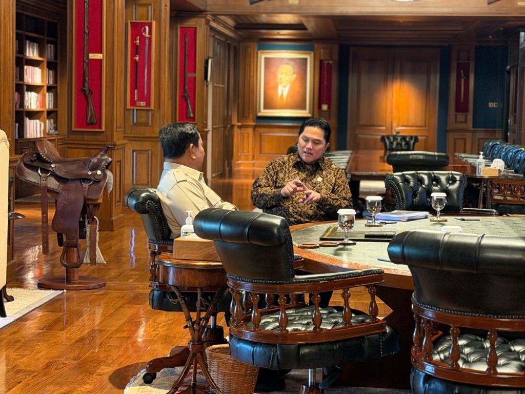 Presiden Prabowo Terima Laporan Menpora Erick tentang Akademi Olahraga dan Pelatnas Atlet