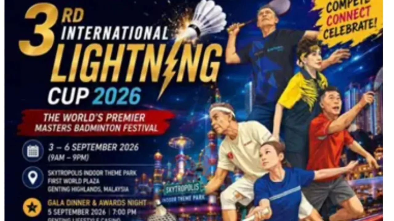 Kejuaraan Bulu Tangkis Lightning Cup 2023 Siap Digelar dengan Meriah