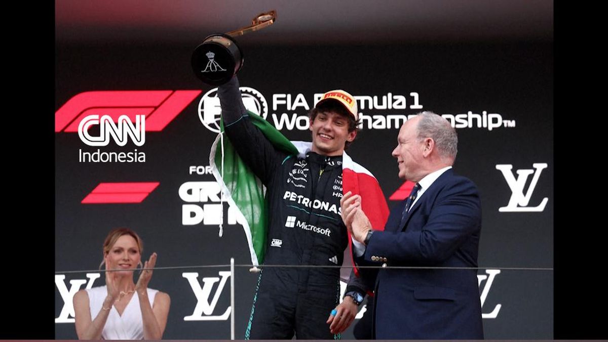 Kimi Antonelli Raih Kemenangan di F1 GP Monaco, Verstappen Gagal Finis