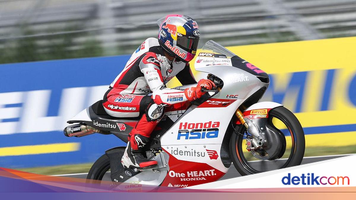 Hakim Danish Pimpin Sesi Latihan FP1 Moto3 Ceko 2026, Veda Ega di Posisi 22