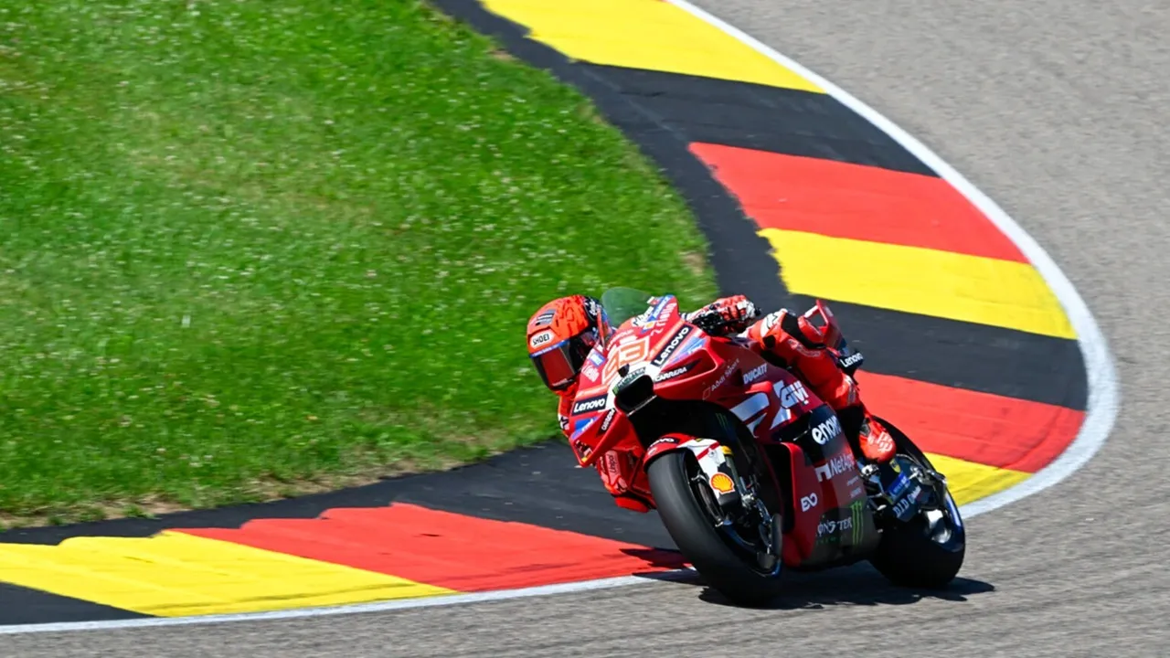 Dominasi Marc Marquez di Sachsenring, Bagnaia Terpuruk di Q1
