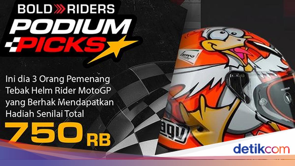---
Iannone Menjadi Jawaban Kuis Helm Rider MotoGP, Berikut Pemenangnya

---