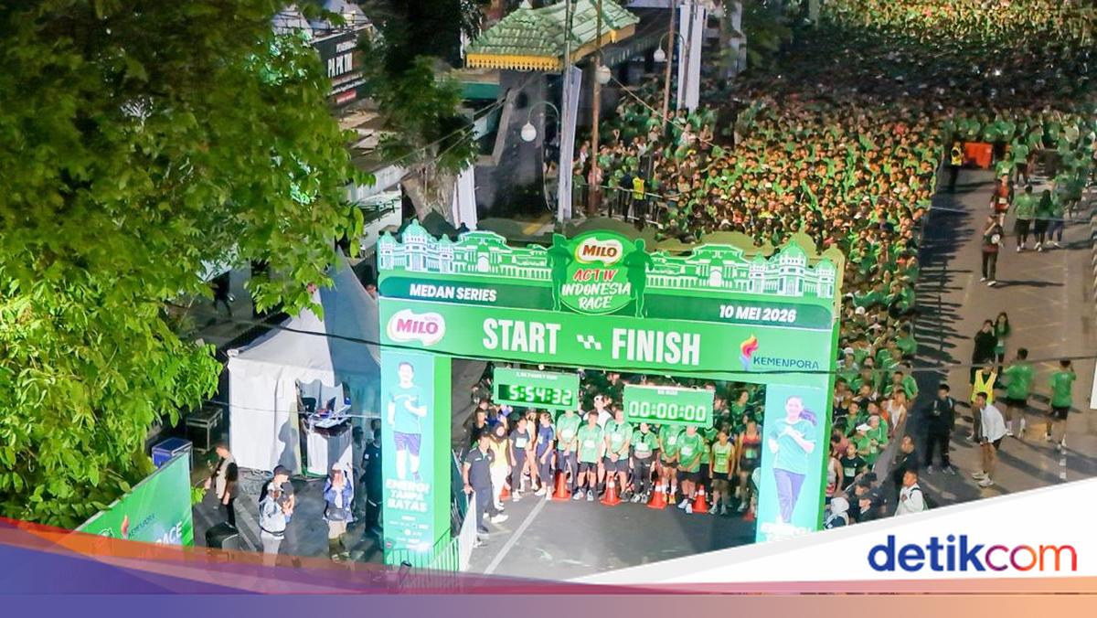 Kemeriahan Indonesia Race 2026 di Medan, Ribuan Pelari Berpartisipasi