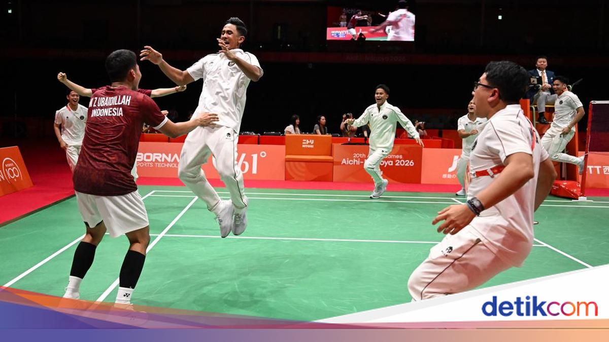 Indonesia Raih Medali Emas di Pertandingan Beregu Putra Asian Games Setelah Kalahkan China