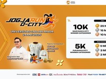 Jogja Run D-City 2026 Berhadiah Total Puluhan Juta, Beli Tiketnya di Sini