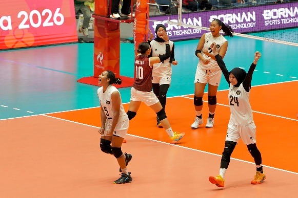 Timnas Voli Putri Indonesia Melaju ke Perempat Final Asian Games 2026 Meski Kalah dari Jepang