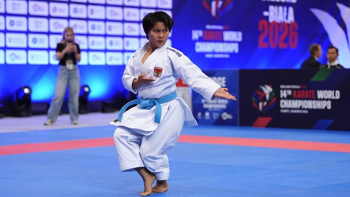 Zaskia Putri Salurante Persembahkan Medali Perunggu untuk Indonesia di Kejuaraan Dunia Karate Junior 2026