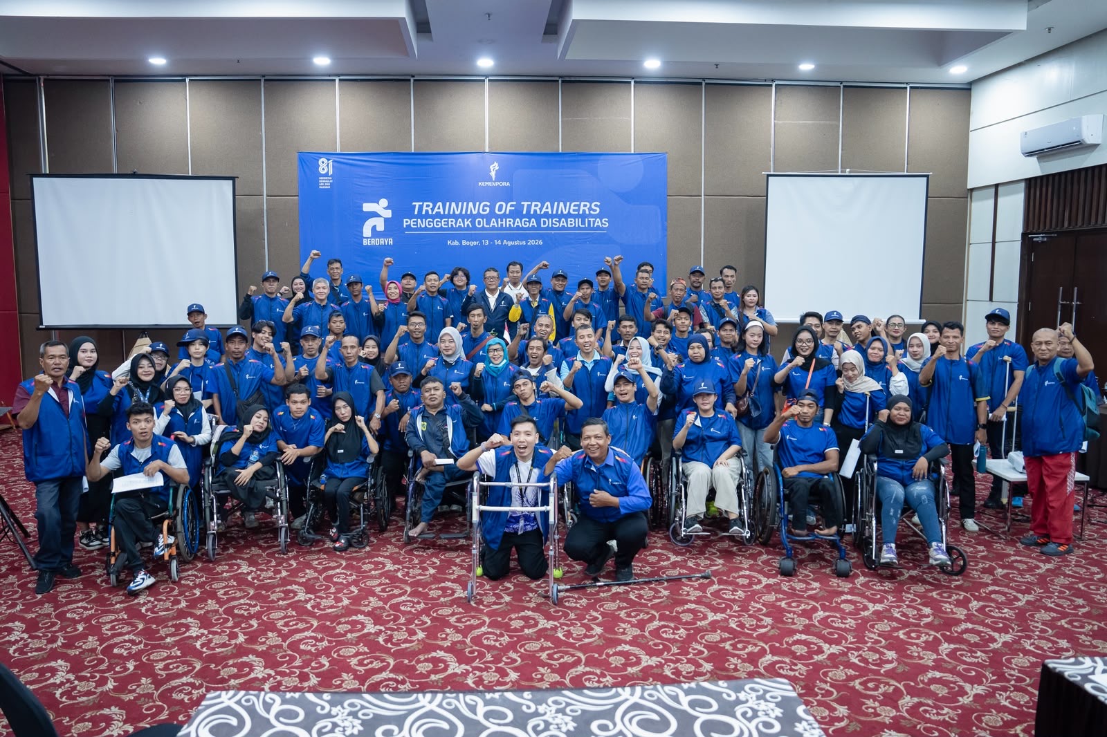 Kemenpora Luncurkan Sertifikasi untuk Pelatih Olahraga Disabilitas, 122 Peserta Ikuti ToT "BERDAYA"