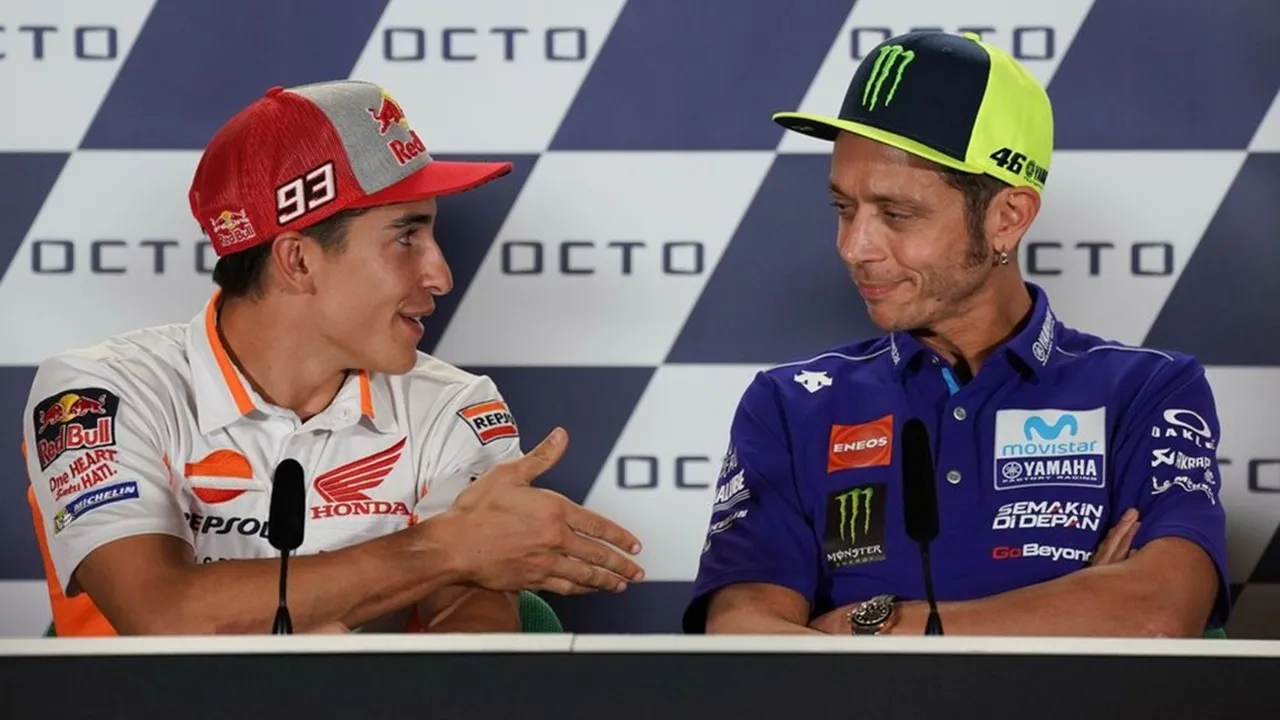 Rivalitas Legendaris Marc Marquez dan Valentino Rossi dalam Sejarah MotoGP