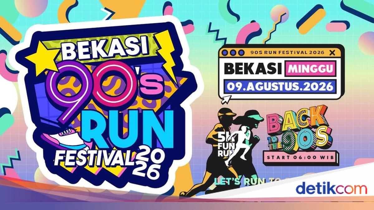 Festival Lari 5K yang Nostalgia Era 90-an di Bekasi