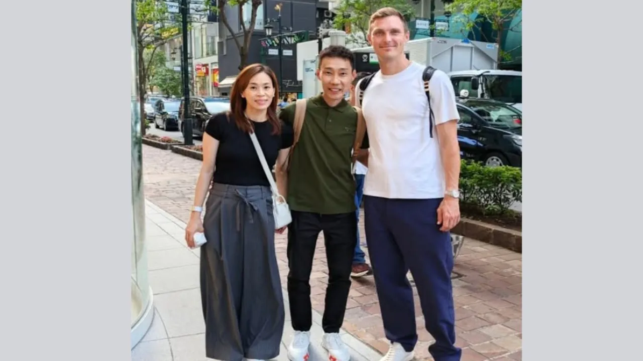Pertemuan Tak Terduga Lee Chong Wei dan Viktor Axelsen di Tokyo
