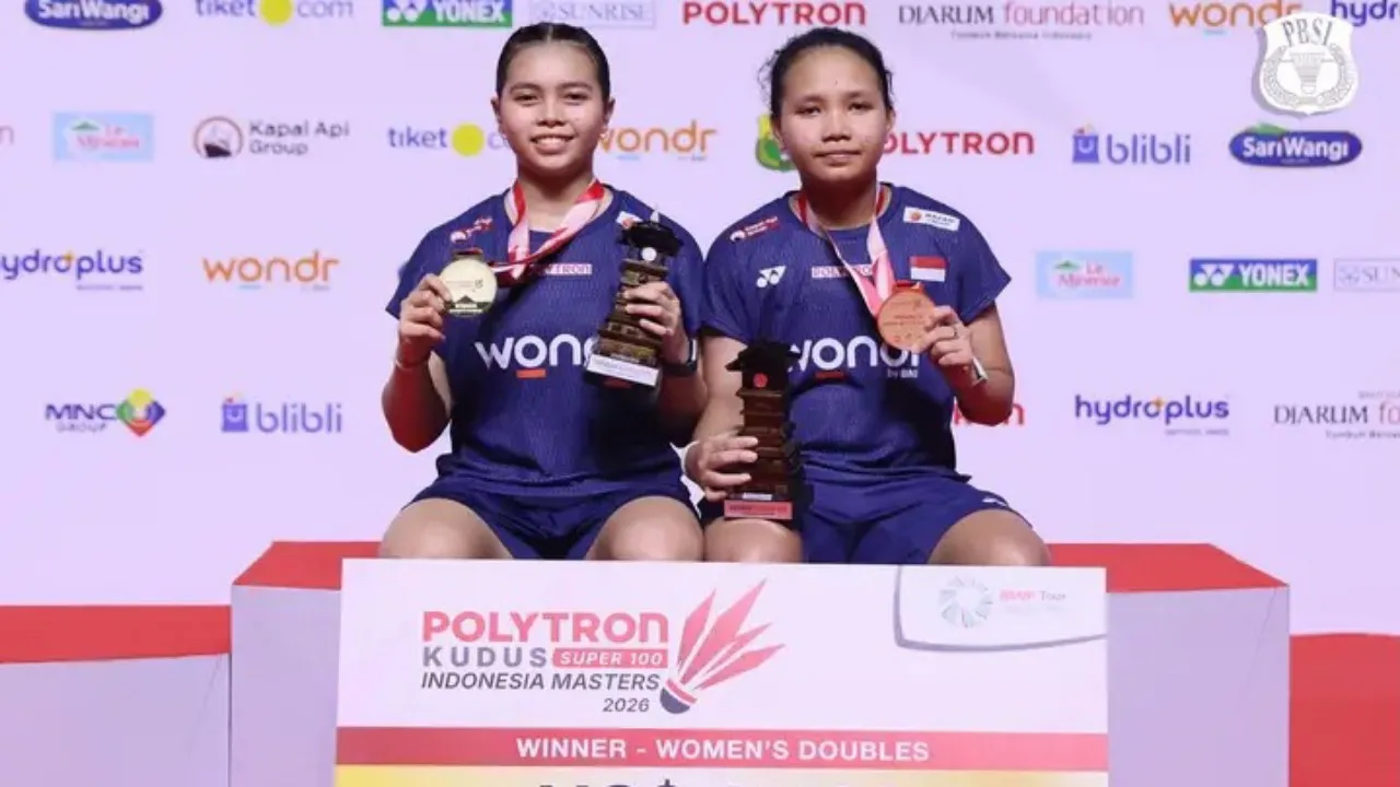 ---
Isyana dan Rinjani Raih Gelar Juara di Kudus Indonesia Masters 2026

---