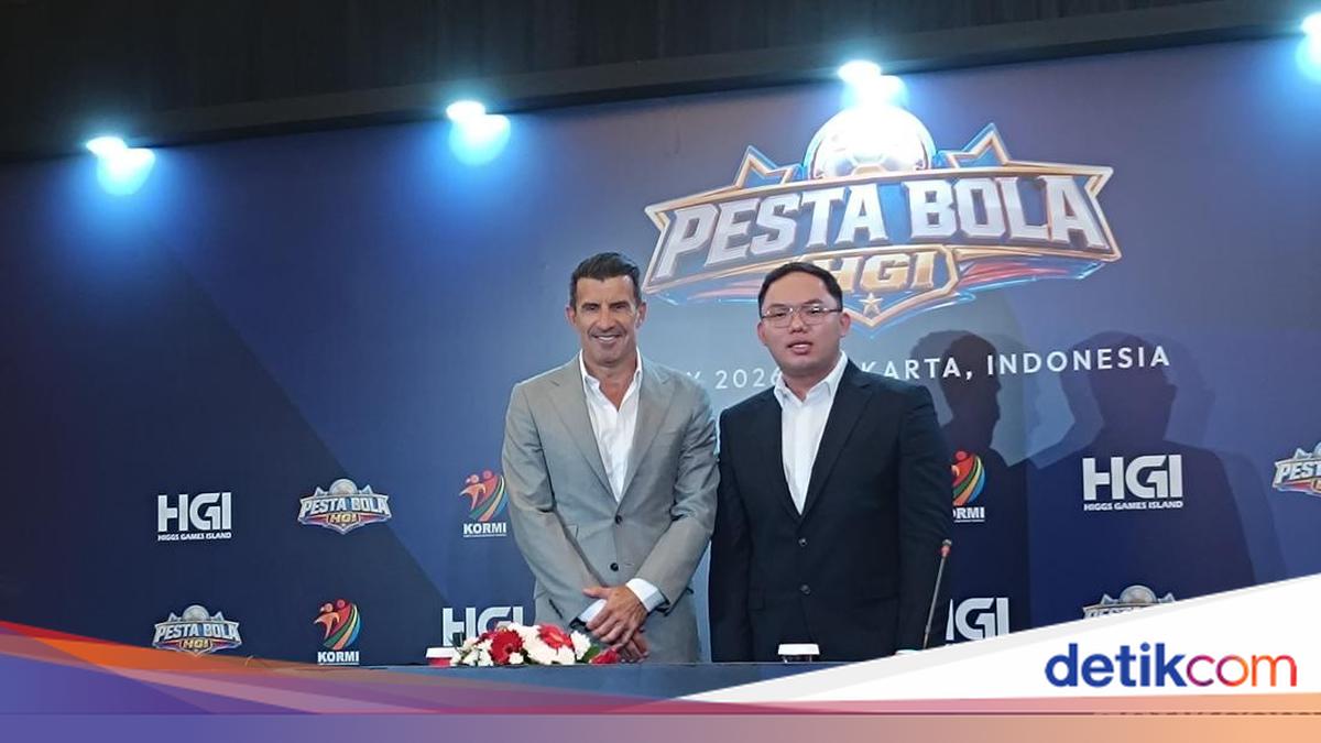 Luis Figo Kunjungi Jakarta, Rayakan Cinta Sepakbola Bersama Penggemar