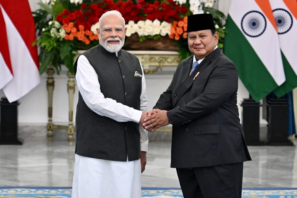 Menpora Erick Dampingi Presiden Prabowo dalam Jamuan Siang dengan PM Modi, Bahas Perdamaian Global