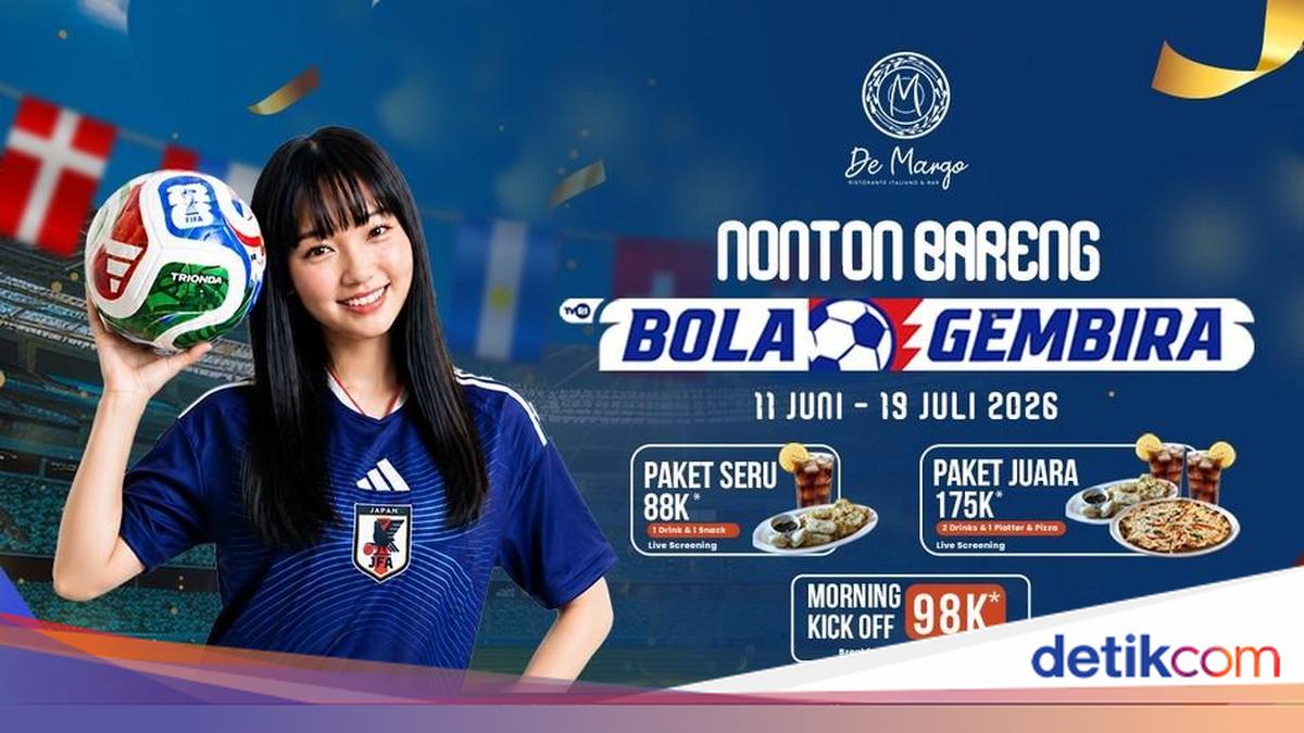 Rasakan Euforia Nobar Bola 2026 di De Margo Jakarta Sambil Menikmati Pizza!