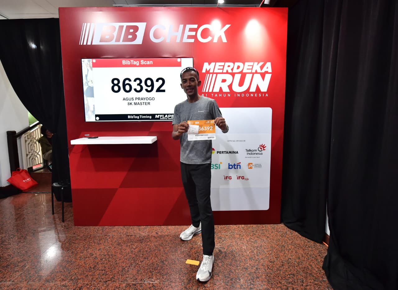 Atlet Profesional Meriahkan Pengambilan Racepack Merdeka Run 2026 Bersama Warga
