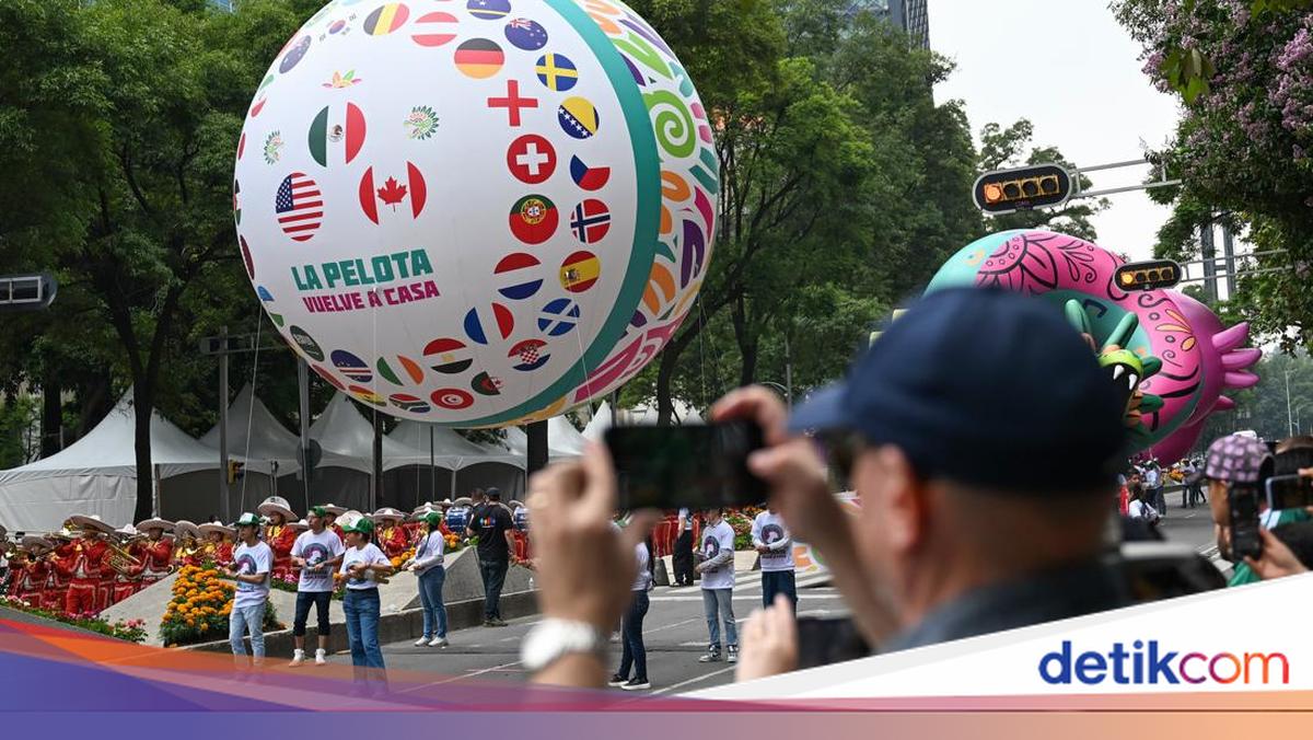 Meriahnya Parade Piala Dunia 2026 di Mexico City