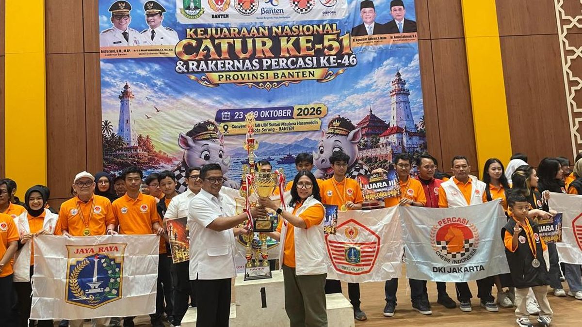 Jakarta Raih Gelar Juara Umum di Kejuaraan Nasional Catur 2026