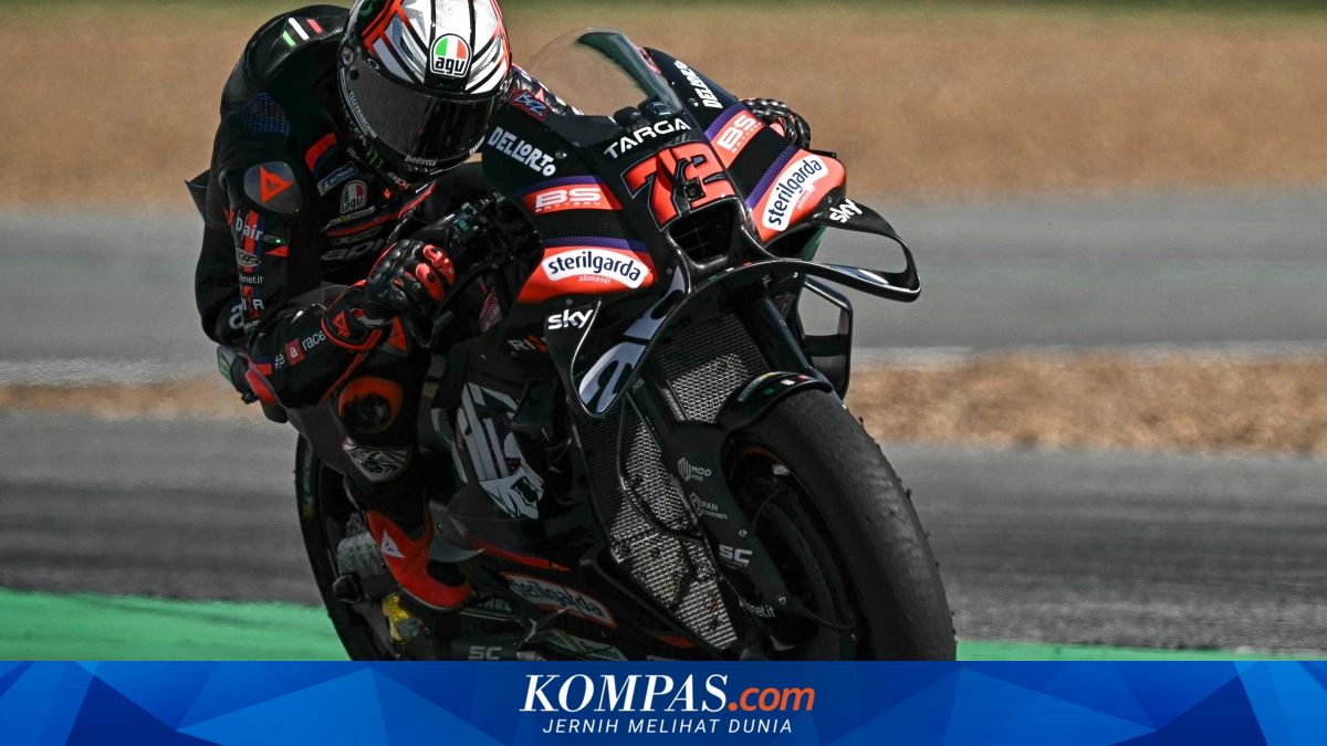 Prototipe Motor Aprilia 850cc Meluncur di Tes Jerez
