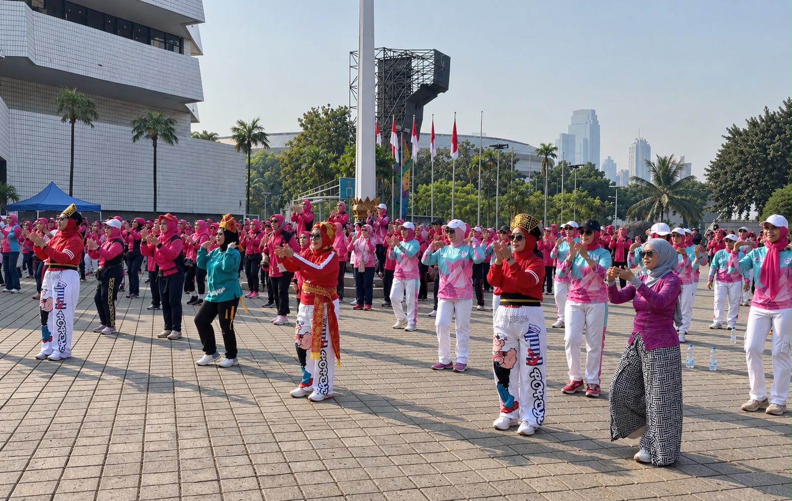 Kemenpora dan KLPI Gelar Senam Bersama untuk Lansia di Jakarta