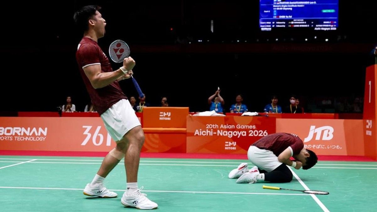 Leo dan Daniel Sukses Raih Emas di Asian Games Setelah Kalah di Gim Pertama
