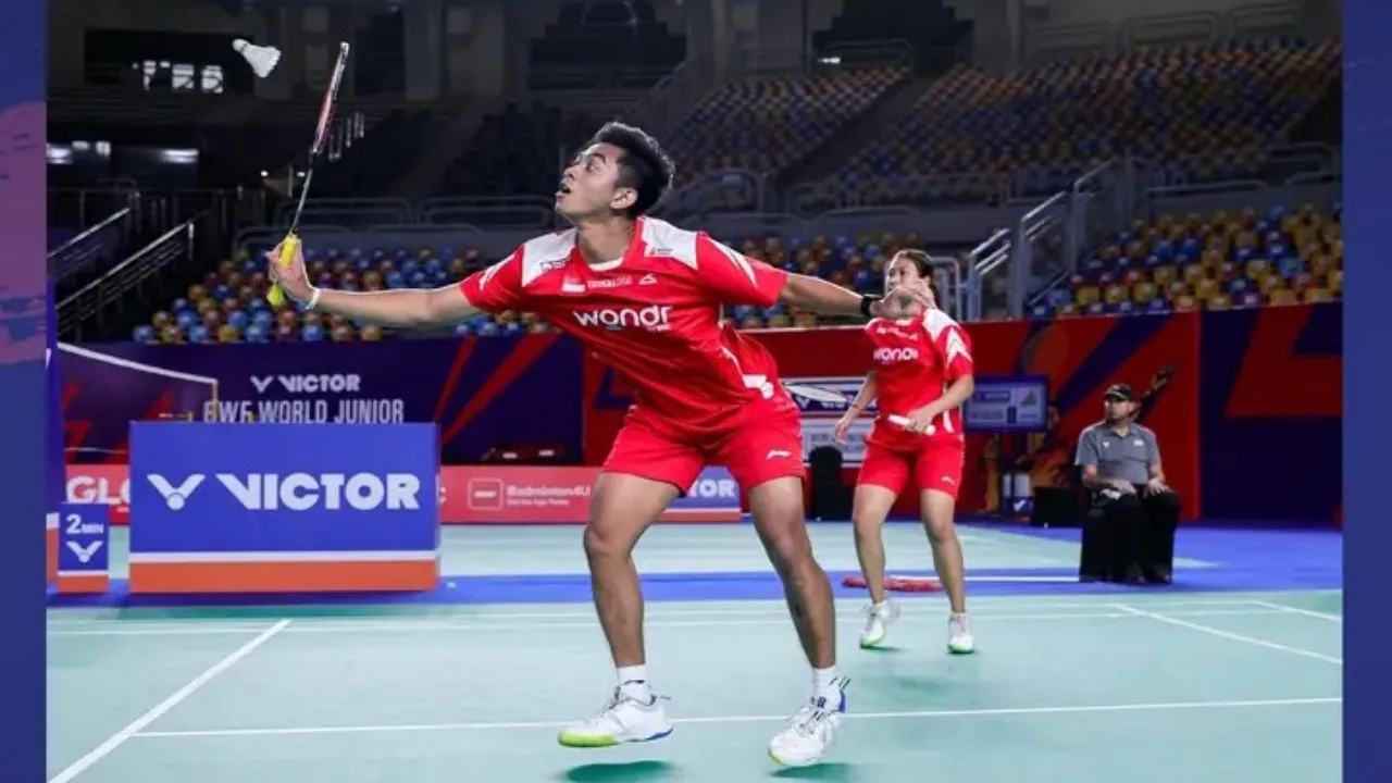 Raihan dan Atresia Melaju ke Semifinal Kejuaraan Dunia Junior BWF