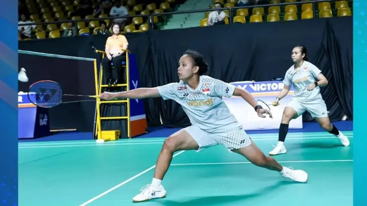 Isyana/Rinjani Kejutkan Unggulan Ketujuh di Thailand Open 2026