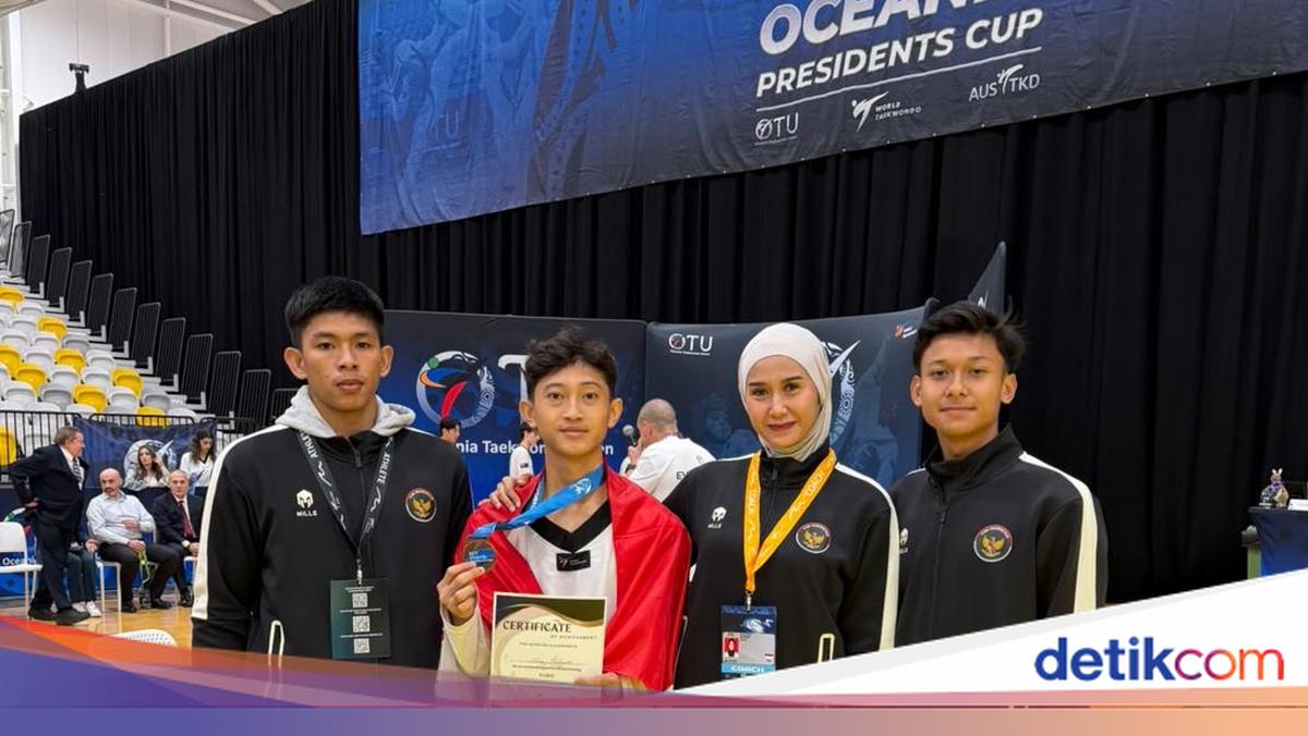 Taekwondo Indonesia Raih Dua Medali di Australia Berkat Aziz Hidayat