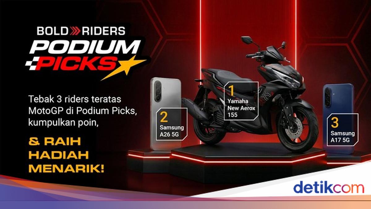 Tebak Podium MotoGP Catalunya dan Menangkan Yamaha Aerox 155 serta Smartphone