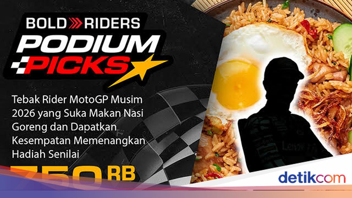 Tebak Rider MotoGP Penggemar Nasi Goreng dan Menangkan Saldo Rp 250 Ribu!