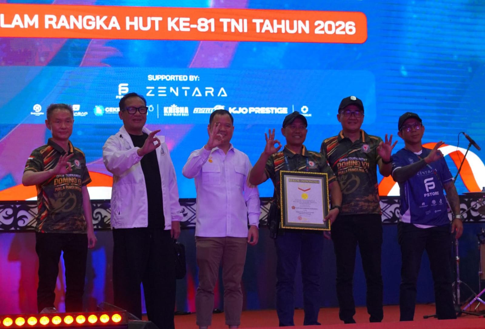 Turnamen Domino Orado Piala Panglima TNI 2026 Pecahkan Rekor MURI
