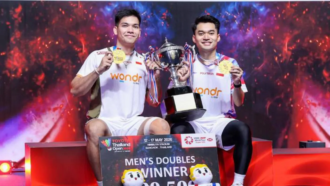 Kemenangan Manis Daniel Marthin dan Leo Rolly di Thailand Open 2026
