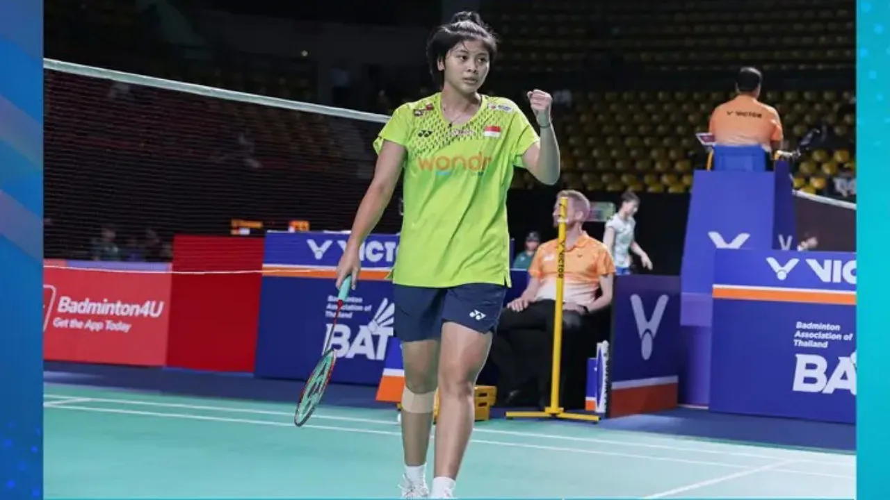 Thalita Wiryawan Siap Hadapi Ratchanok Intanon di 16 Besar Thailand Open 2026