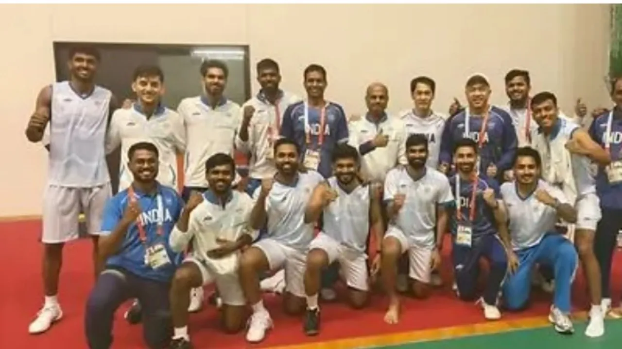 Tim Bulu Tangkis Putra India Amankan Medali Kedua di Asian Games