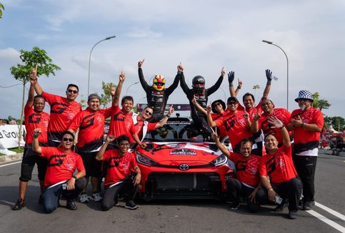 Toyota Gazoo Racing Indonesia Menjadi Juara di Kejuaraan Nasional Sprint Rally 2026