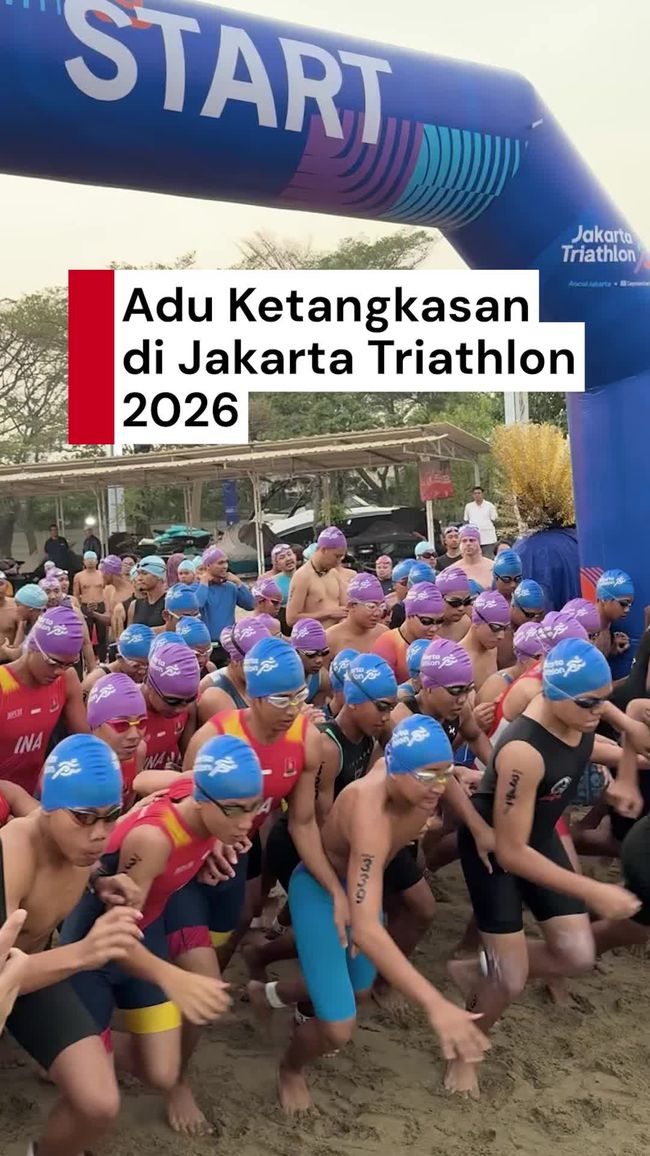 Antusiasme Tinggi di Jakarta Triathlon 2026 dengan 750 Peserta dari Berbagai Usia