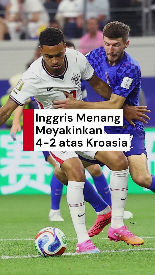 Inggris Menang Dramatis atas Kroasia 4-2 di Pertandingan Perdana Grup L Piala Dunia 2026
