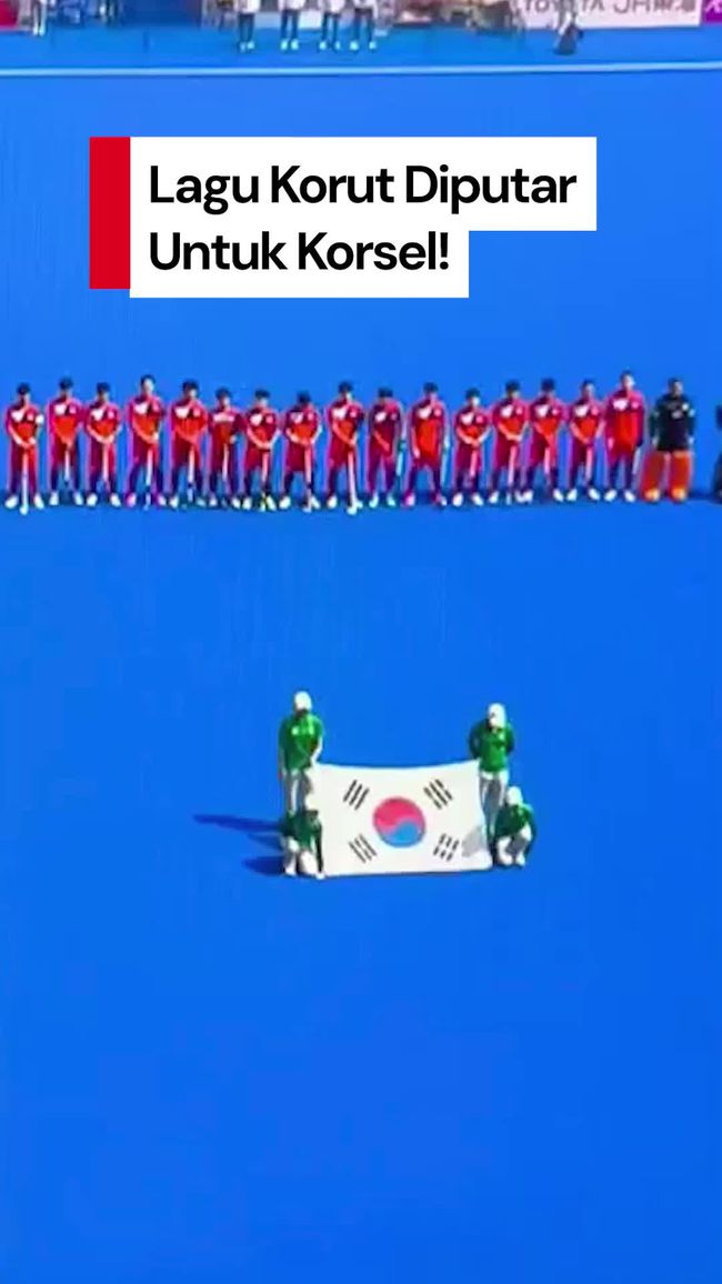 Lagu Propaganda Korea Utara Diputar Saat Pertandingan Hoki Korea Selatan