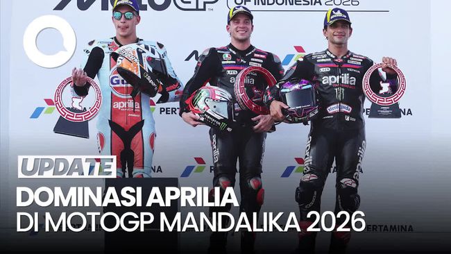 Dominasi Pembalap Aprilia dalam Video MotoGP Mandalika 2026