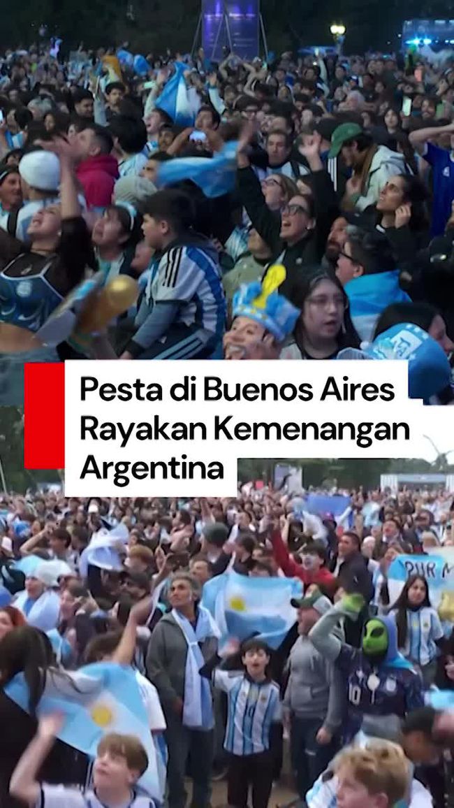 Keriuhan Pesta di Buenos Aires Setelah Argentina Melaju ke Final Piala Dunia 2026